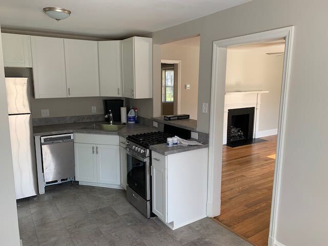 open plan to living room - 317 E Whitaker Mill Rd