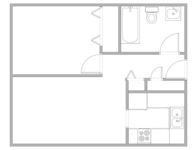 Plano de planta - Carpenter Place Apartments