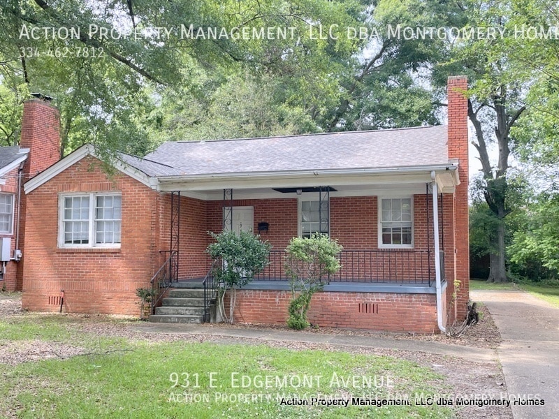 931 E Edgemont Ave, Montgomery, AL 36111 House Rental in Montgomery