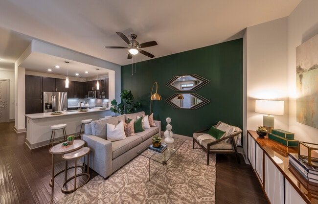 2BD, 2BA - 1243SF - Living Room - The Lyla