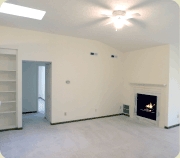 Sala de estar - Potters Creek Apartments