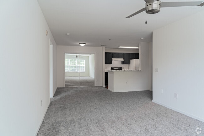 2BR, 2BA - 1,028SF - Living Room - Grove at Cary Park