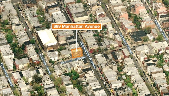 Aerial Photo - 699 Manhattan Ave