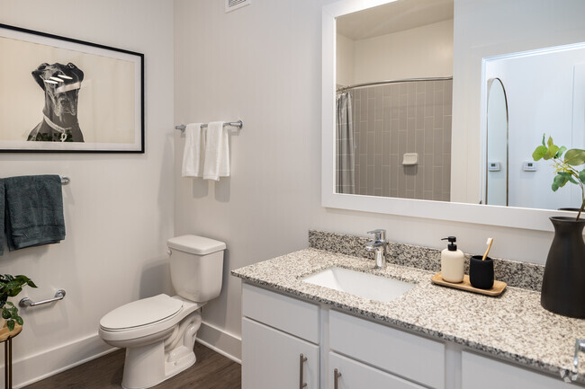 1BR, 1BA - 756SF-A1-Bathroom - The Maggie Flats