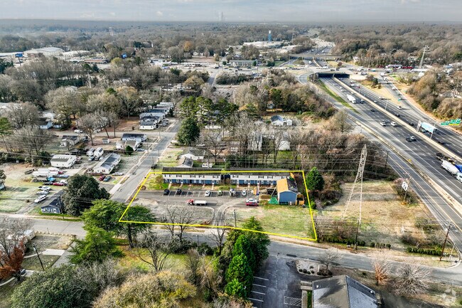 Plano de la parcela de los apartamentos Honeywood Hills - 421 Honeywood Ave