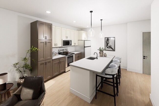 Renderizado de cocina B1 - Live McKee