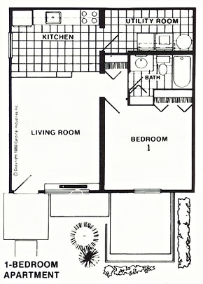 1BR/1BA - Rose Lane Apartments