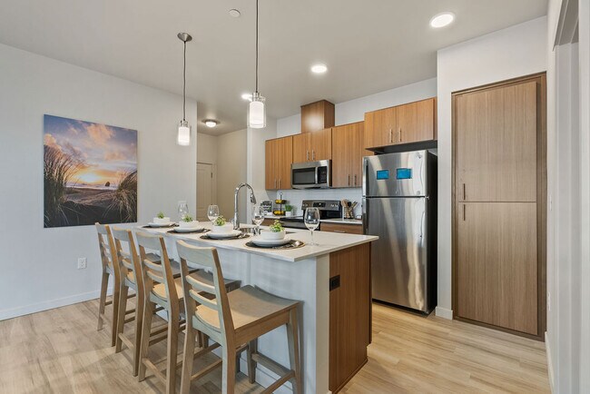 Cocina de concepto abierto - Meritum Evergreen
