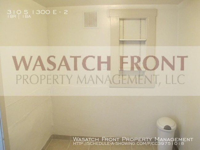 Foto del edificio - 310 S 1300 E - 2 - 1 bed, 1 full bath