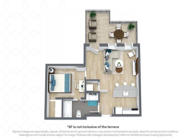 Plano de planta - Terraces at Manchester