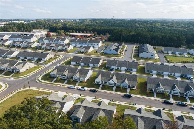 Aerial view of the Cottage at Ridge Pointe Community - Cottages at Ridge Pointe