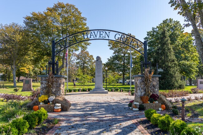 The East Haven Green is a popular spot to go for a stroll.