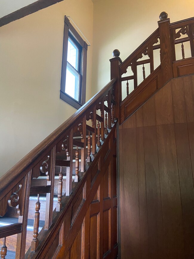 Looking up the stairs - 397 S 10th St