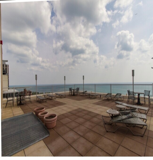Lovely lake view from roof - 4980 N Marine Dr