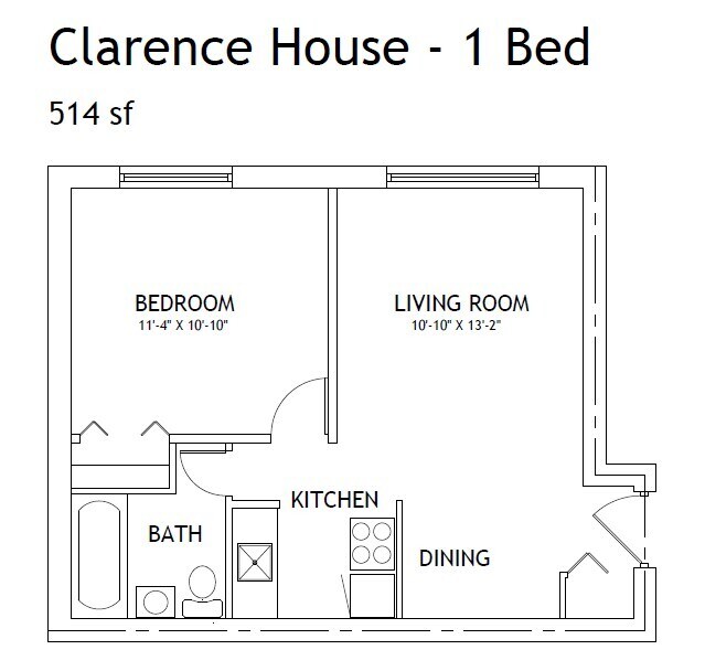 Clarence House – 1 Bed