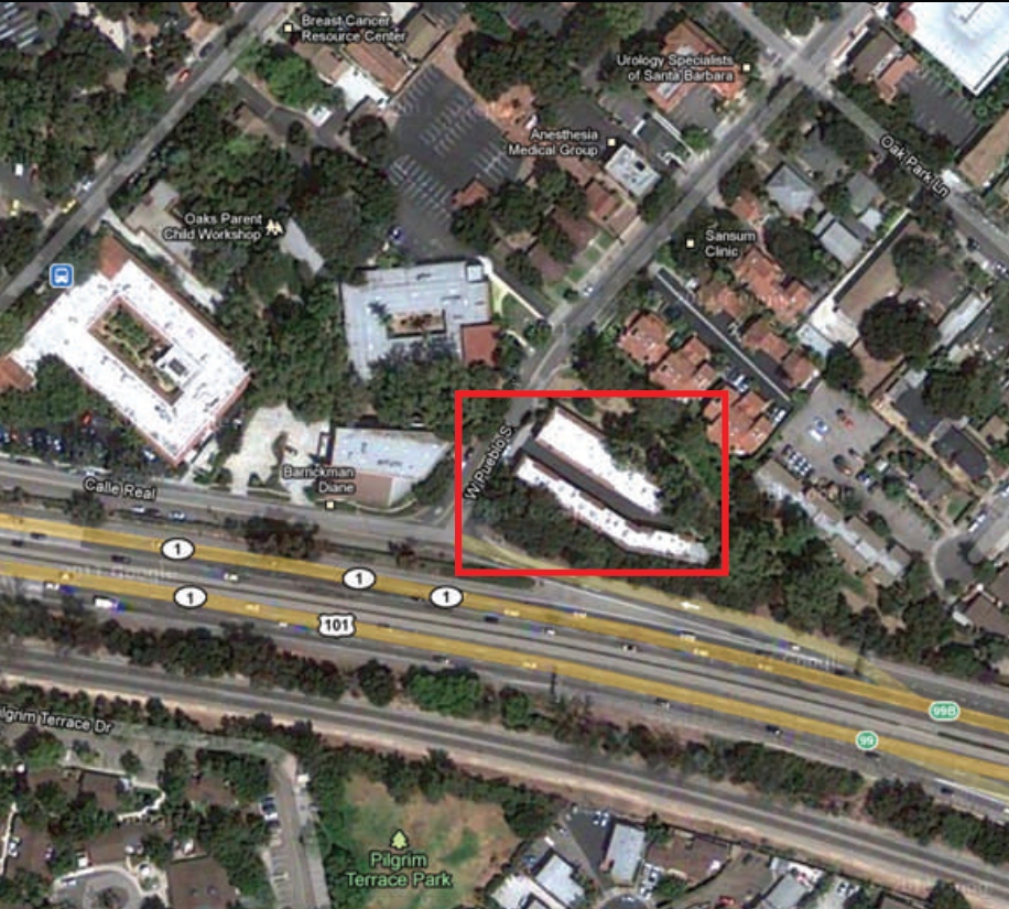 Aerial Photo - 551-555 W Pueblo St