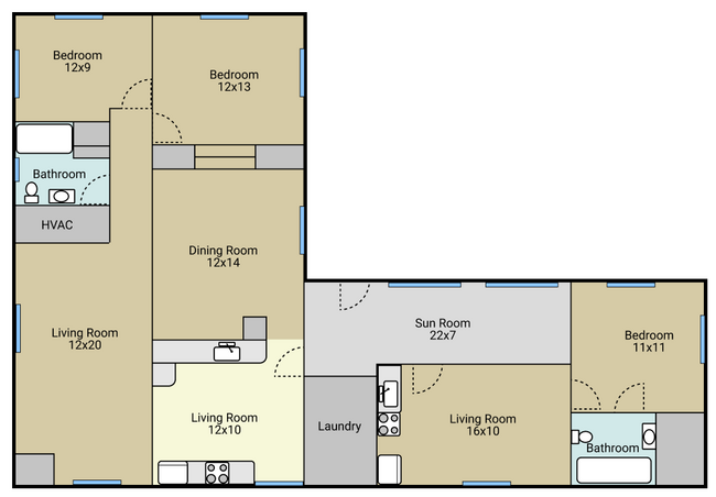 615 N Willow Floorplan - 615 N Willow St