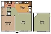 1Bed - 1Bath