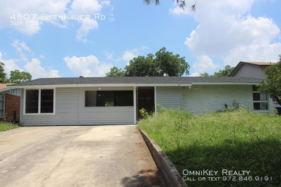 4507 Eisenhauer Rd, San Antonio, TX 78218 House for Rent in San