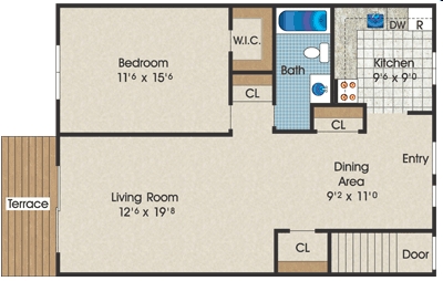 1BR/1BA - Coventry Village Apartments