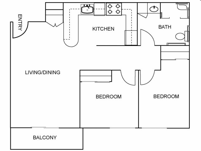 2BR/1BA - Little Lake Village (62+ Senior Community)