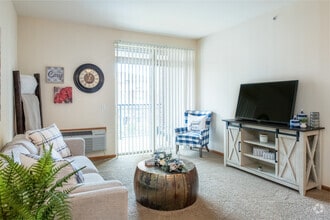 1BD Juneau- Living Area - Iron Gate