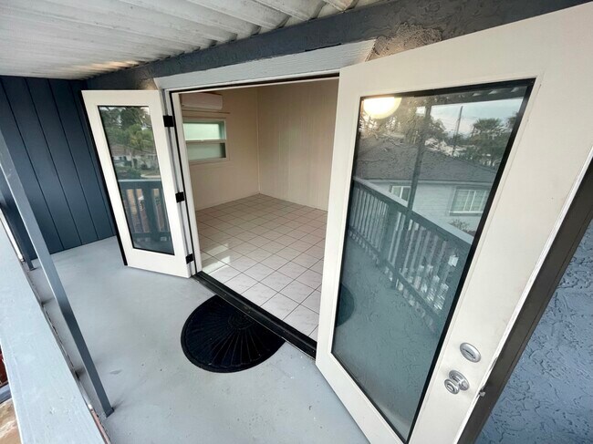 Enter unit through new french doors. - 610 N Horne St