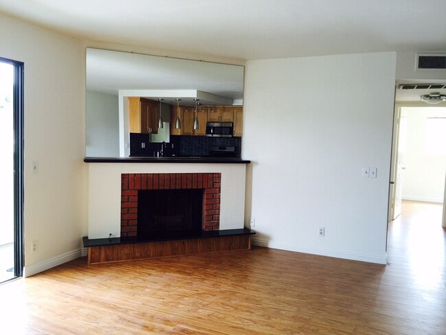 fireplace in living room - 10740 Lawler St