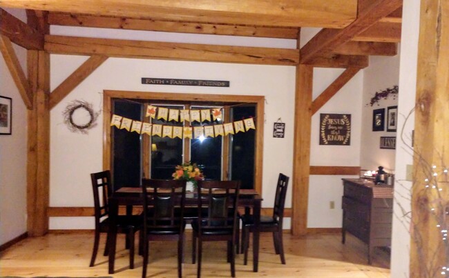 Dining Room, Bay Window and Wood Floors. - 41 Priest Rd