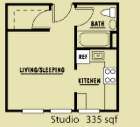 Studio - Eagles Apartments