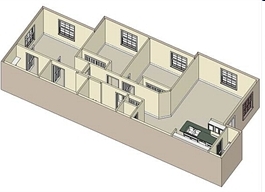 Three Bedroom Small - Sonrise Villas Apartments