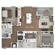 Two Bedroom, Two Bathroom (C8)