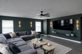 Large den upstairs can be purposed as anther bedroom, family room, theater room, etc - 429 Indigo Ridge Dr