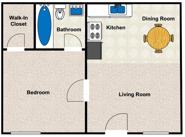 Floorplan - South Park Apartments