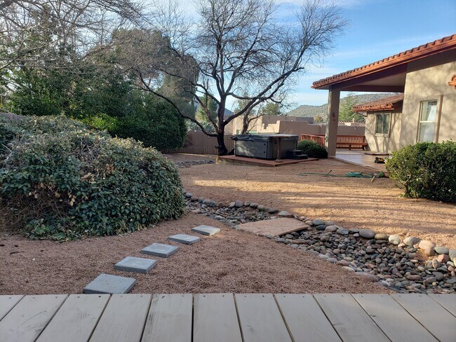 Large fully fenced yard - 180 Redrock Rd.