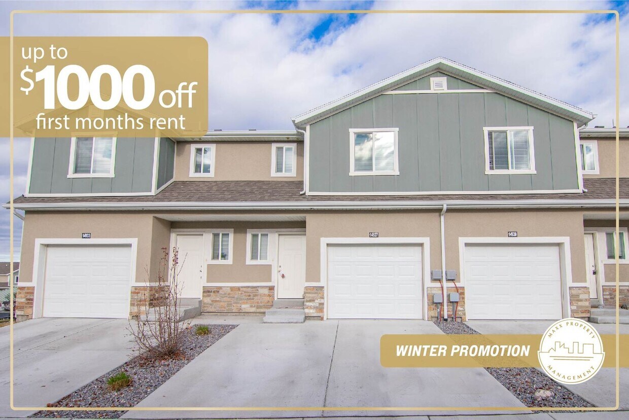 Spacious, 2Story Townhomes w/Basement in Alquileres en Herriman