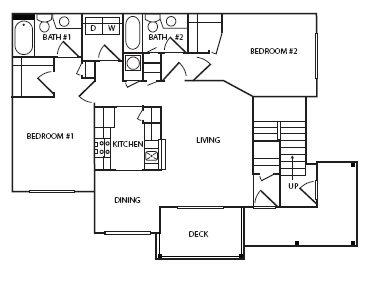 2BR/2BA - Crowne Pointe