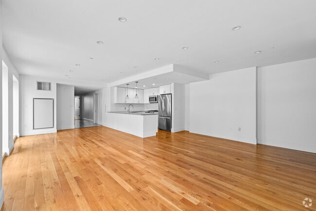 2BR, 2BA - 1,575SF - Kitchen, Dining Room, Living Room - The Union Apartments New Haven