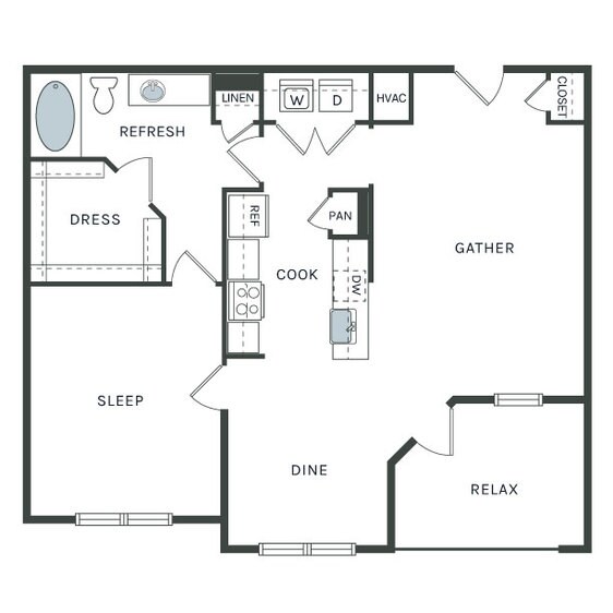 Plano de planta - Rock Island Ridges