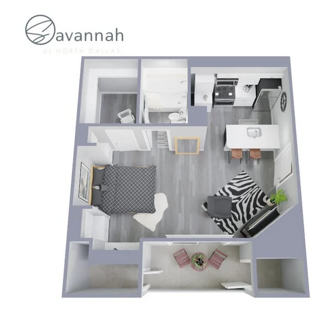 1-1-500 - Estudio 3D.png - Savannah at North Dallas Apartments