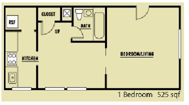 Plano de planta - Annapolis Apartments