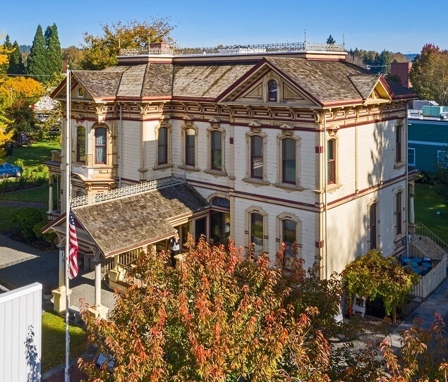 Built in 1886, the historic Meeker Mansion once served as a marker on the Oregon Trail