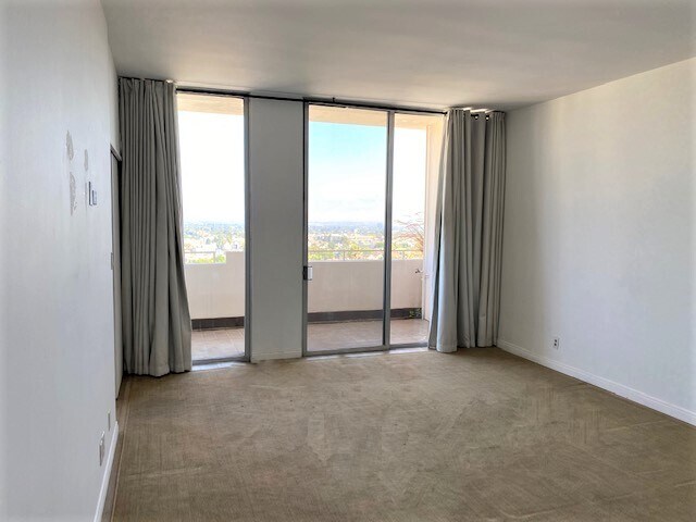 Master bedroom views and largebalcony - 1333 S Beverly Glen Blvd