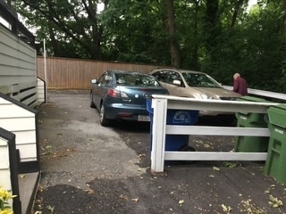 Parking area around back for 791B - 791 Forrest St NW