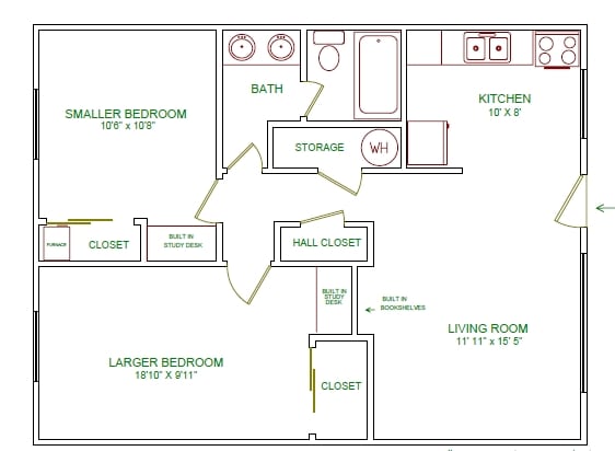 2BR/1BA - 345-355 E 20th Ave