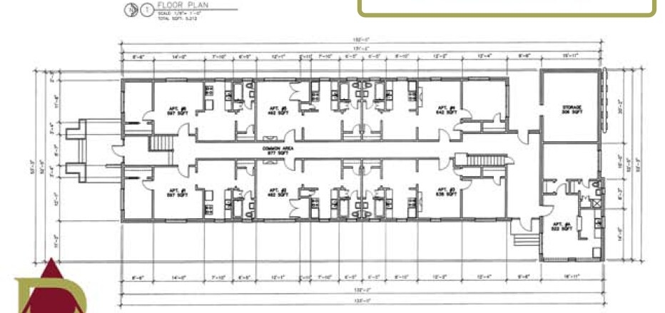 Plano de planta - Beasley at Midtown