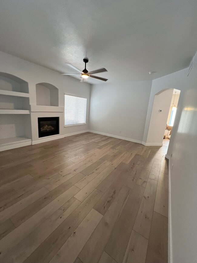 Living room w/gas fireplace - 1411 E 6175 S