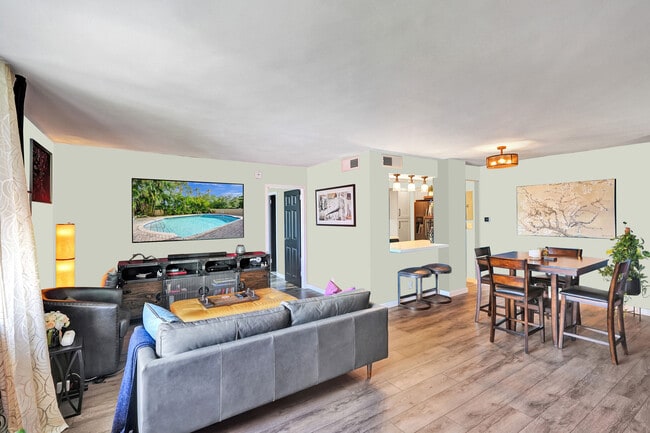 Living/Dining/Kitchen - 1050 SE 15th St