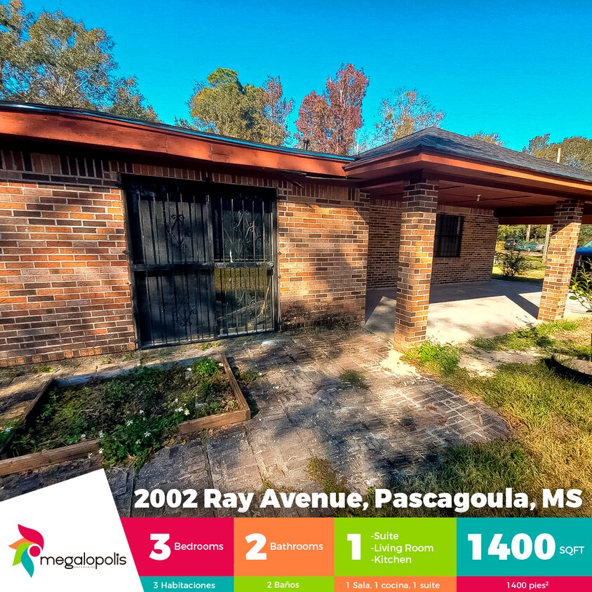 2002 Ray Ave, Pascagoula, MS 39567 House Rental in Pascagoula, MS
