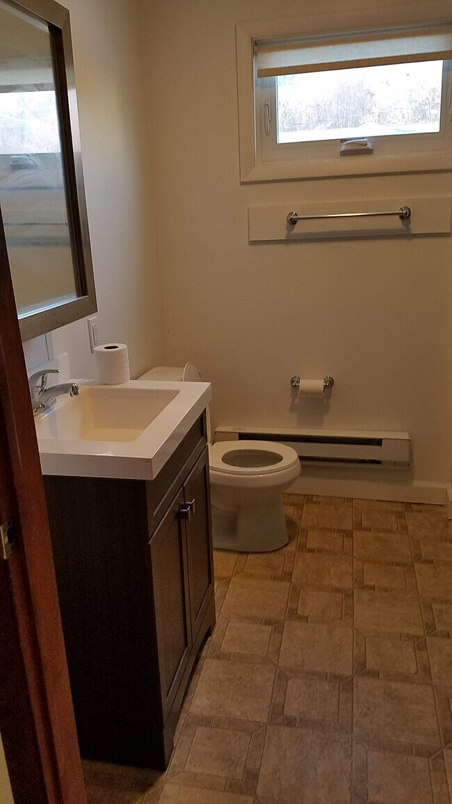 Lavabo y inodoro del baño - 188 E Main St